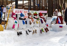 В Ухте завершился фестиваль снежных скульптур "В гостях у сказки"