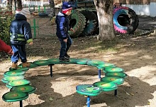 На территории Дома ребёнка Ухты установили спортивное оборудование 