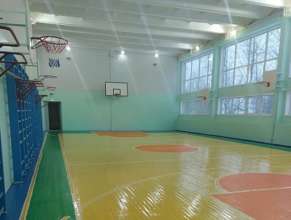 В спортивном зале школы №5 Ухты окончен ремонт