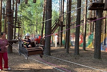 ВЕРЁВОЧНЫЙ ПАРК «МАУГЛИ» ОПРОБОВАН