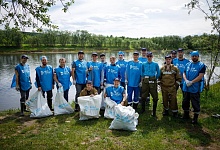 На берегу реки Ухта была проведена акция «Вода России»